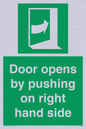 SA7234: Door opens by pushing on right hand side