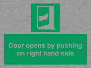 SA7234: Door opens by pushing on right hand side