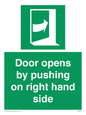 SA7234: Door opens by pushing on right hand side