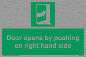 SA7234: Door opens by pushing on right hand side