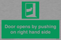 SA7234: Door opens by pushing on right hand side