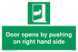SA7234: Door opens by pushing on right hand side
