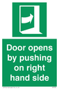 SA7234: Door opens by pushing on right hand side