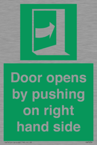SA7234: Door opens by pushing on right hand side