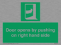 SA7234: Door opens by pushing on right hand side