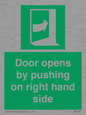 SA7234: Door opens by pushing on right hand side