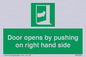 SA7234: Door opens by pushing on right hand side