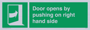 SA7234: Door opens by pushing on right hand side