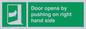 SA7234: Door opens by pushing on right hand side