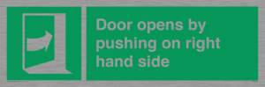 SA7234: Door opens by pushing on right hand side