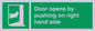 SA7234: Door opens by pushing on right hand side