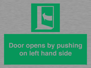 SA7235: Door opens by pushing on left hand side