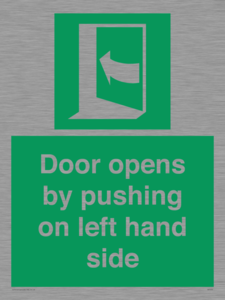 SA7235: Door opens by pushing on left hand side