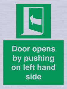 SA7235: Door opens by pushing on left hand side