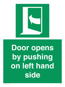 SA7235: Door opens by pushing on left hand side