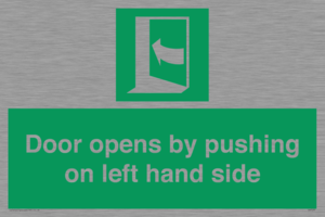 SA7235: Door opens by pushing on left hand side