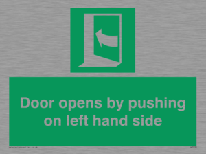 SA7235: Door opens by pushing on left hand side