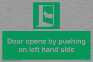 SA7235: Door opens by pushing on left hand side