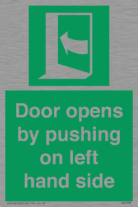 SA7235: Door opens by pushing on left hand side
