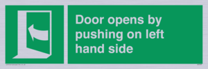 SA7235: Door opens by pushing on left hand side