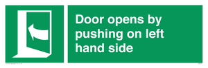 SA7235: Door opens by pushing on left hand side