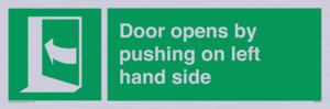 SA7235: Door opens by pushing on left hand side