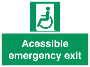 SA7239: Accessible emergency exit (left)