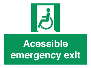 SA7239: Accessible emergency exit (left)