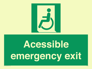 SA7239: Accessible emergency exit (left)