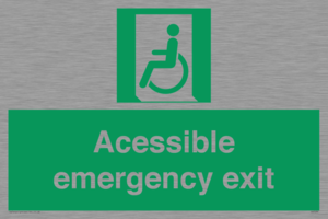 SA7239: Accessible emergency exit (left)