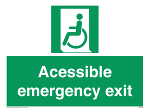 SA7239: Accessible emergency exit (left)