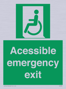 SA7239: Accessible emergency exit (left)
