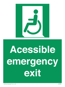 SA7239: Accessible emergency exit (left)
