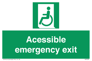 SA7239: Accessible emergency exit (left)