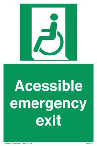 SA7239: Accessible emergency exit (left)