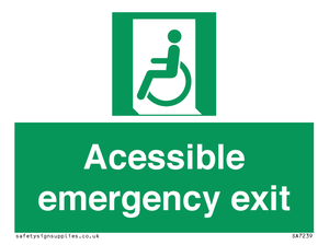 SA7239: Accessible emergency exit (left)