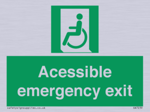 SA7239: Accessible emergency exit (left)