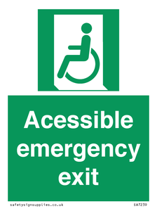 SA7239: Accessible emergency exit (left)
