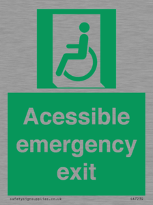 SA7239: Accessible emergency exit (left)