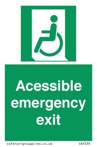 SA7239: Accessible emergency exit (left)