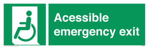 SA7239: Accessible emergency exit (left)