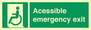 SA7239: Accessible emergency exit (left)
