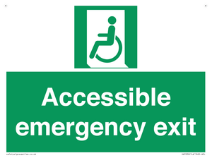 SA7239: Accessible emergency exit (left)