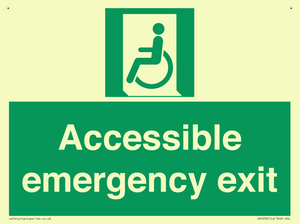 SA7239: Accessible emergency exit (left)