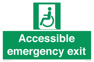 SA7239: Accessible emergency exit (left)