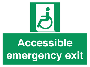 SA7239: Accessible emergency exit (left)