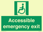 SA7239: Accessible emergency exit (left)