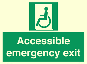 SA7239: Accessible emergency exit (left)