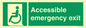 SA7239: Accessible emergency exit (left)