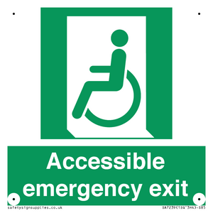 SA7239: Accessible emergency exit (left)